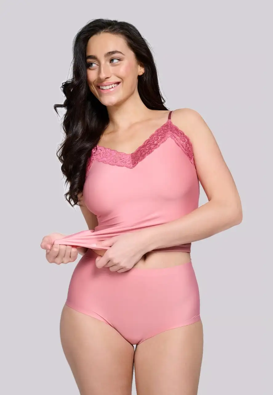 Ten Cate Secrets dames Maxi slip Lace kant rose pink - Afbeelding 3