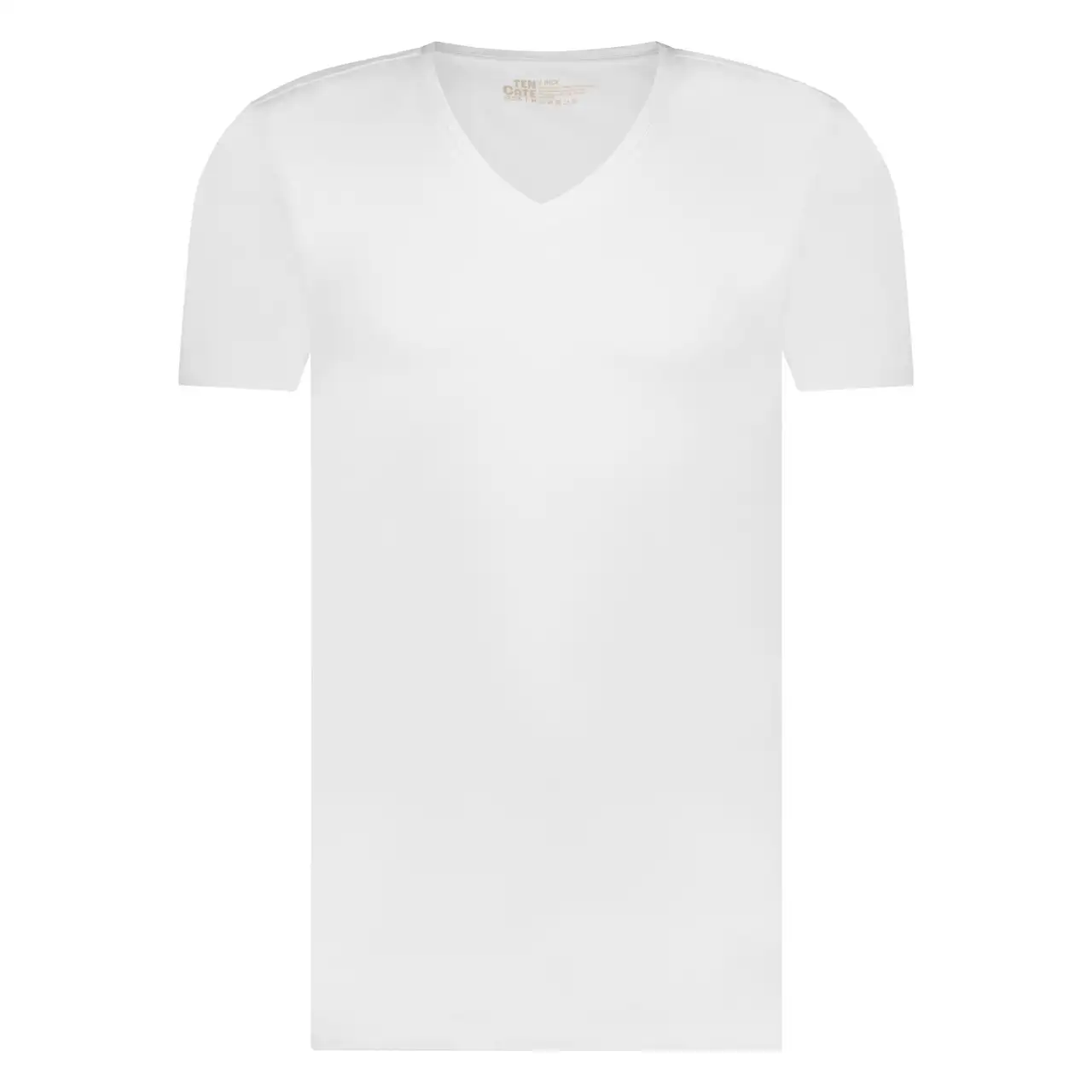 Ten Cate Basics men v-neck (2pack - white) - Afbeelding 3
