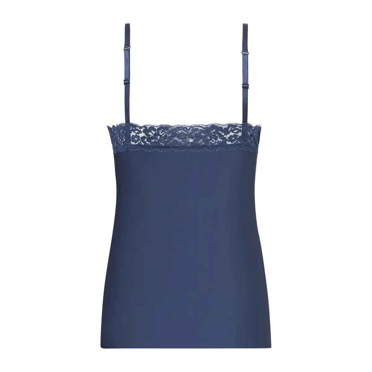 Ten Cate Secrets dames spaghetti Lace top kant smokey teal - Afbeelding 2