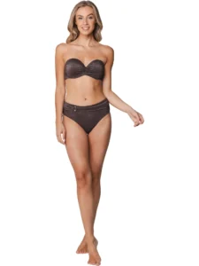 Pastunette bandeau bikini Glam 521261-302-1 dark brown
