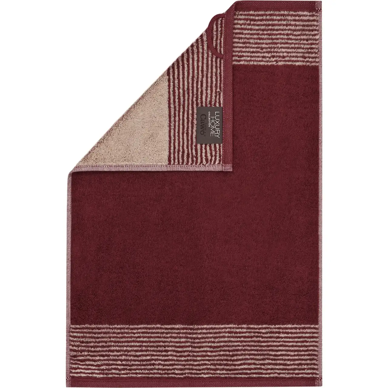 Cawö badserie Luxury Home Two-Tone 590 bordeaux - Afbeelding 2