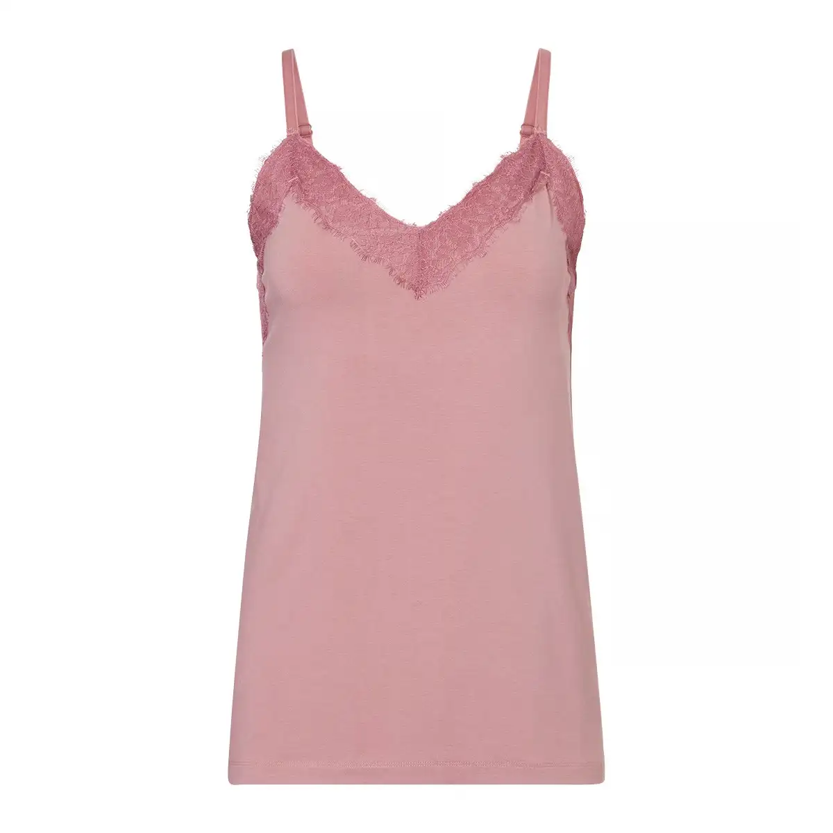 Ten Cate Secrets dames pyjamaset Shorty lace rose pink - Afbeelding 2