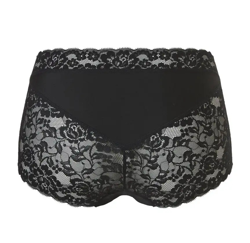 Ten Cate Secrets dames Maxi slip Lace kant black 3-pack - Afbeelding 2