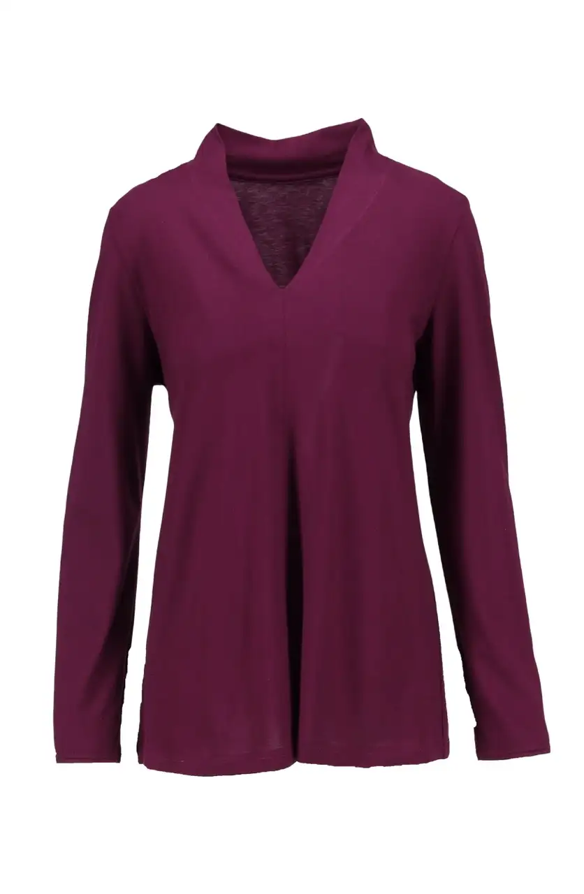Ringella Cherie Line dames pyjama 6571210 wine - Afbeelding 3