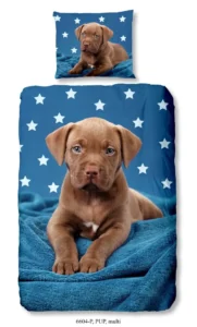 Pup dekbedovertrek 140x200/220 (6604, multi)