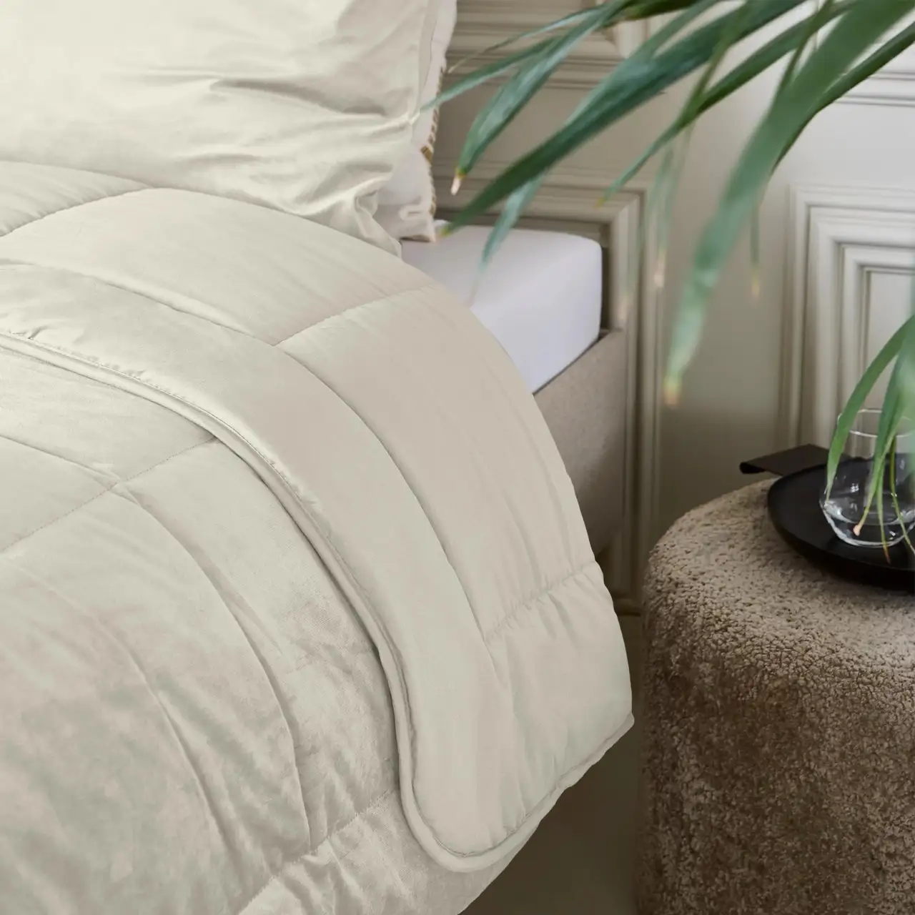 Sleeptime Lazy Velvet dekbed 2 in1 cream - Afbeelding 3