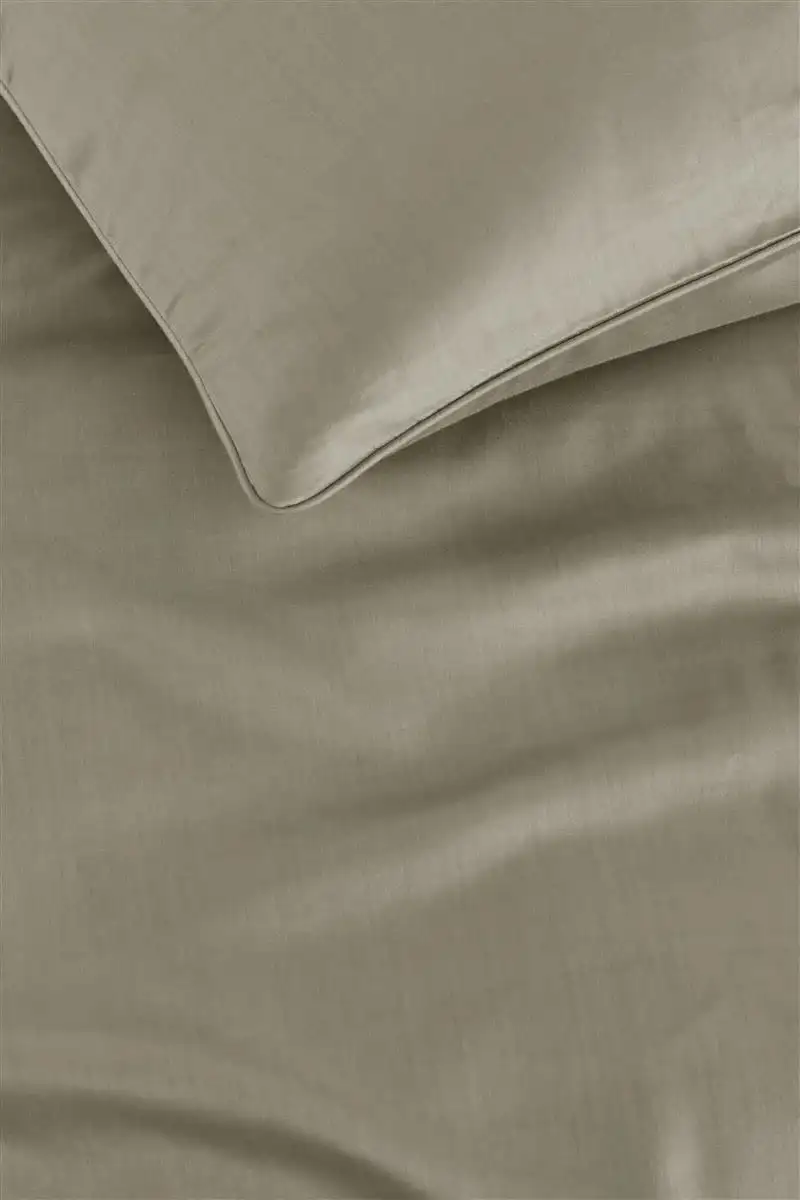 Beddinghouse dekbedovertrek Change katoen-tencel sand - Afbeelding 4