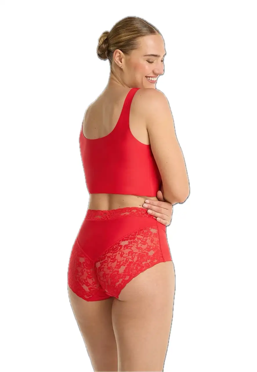 Ten Cate Secrets dames Maxi slip Lace kant red - Afbeelding 4