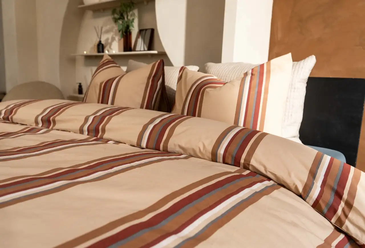Kayori tencel dekbedovertrek Agui zand - Afbeelding 7