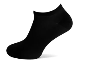Basset sneakersokken bamboo (zwart, 2-pack)