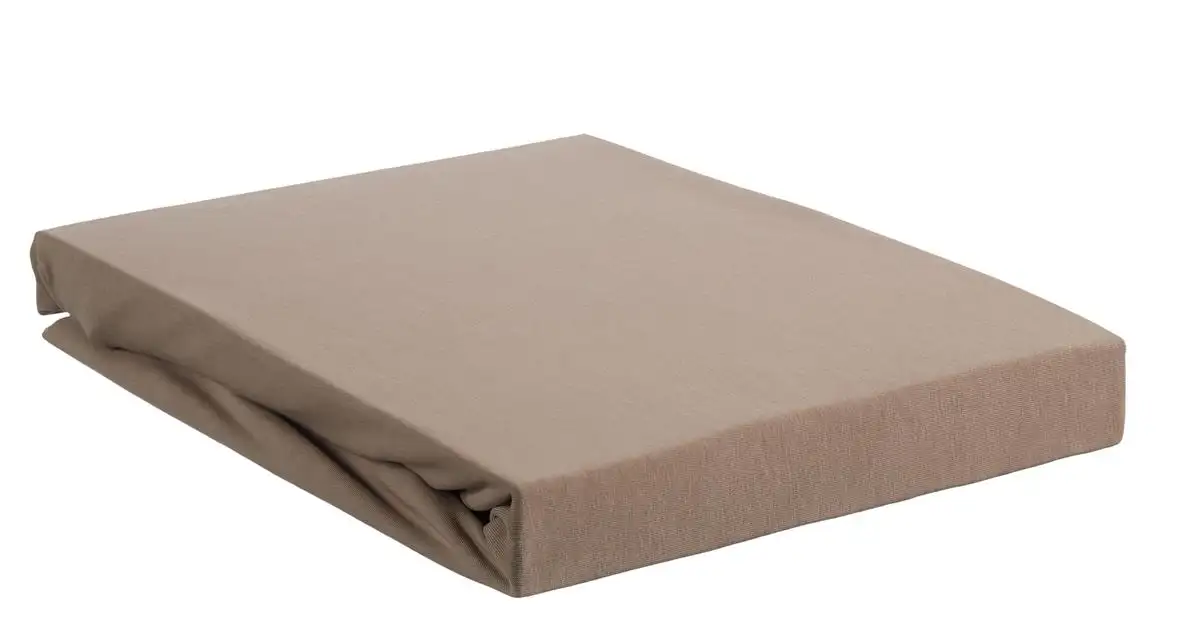 Beddinghouse Premium jersey lycra hoeslaken taupe