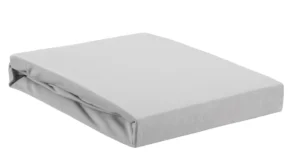 Bonnanotte Jersey elastan hoeslaken met split - ook geschikt voor toppers (lichtgrijs)