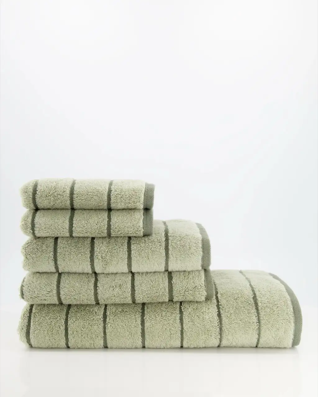 Cawö badserie Balance doubleface wasabi 6232