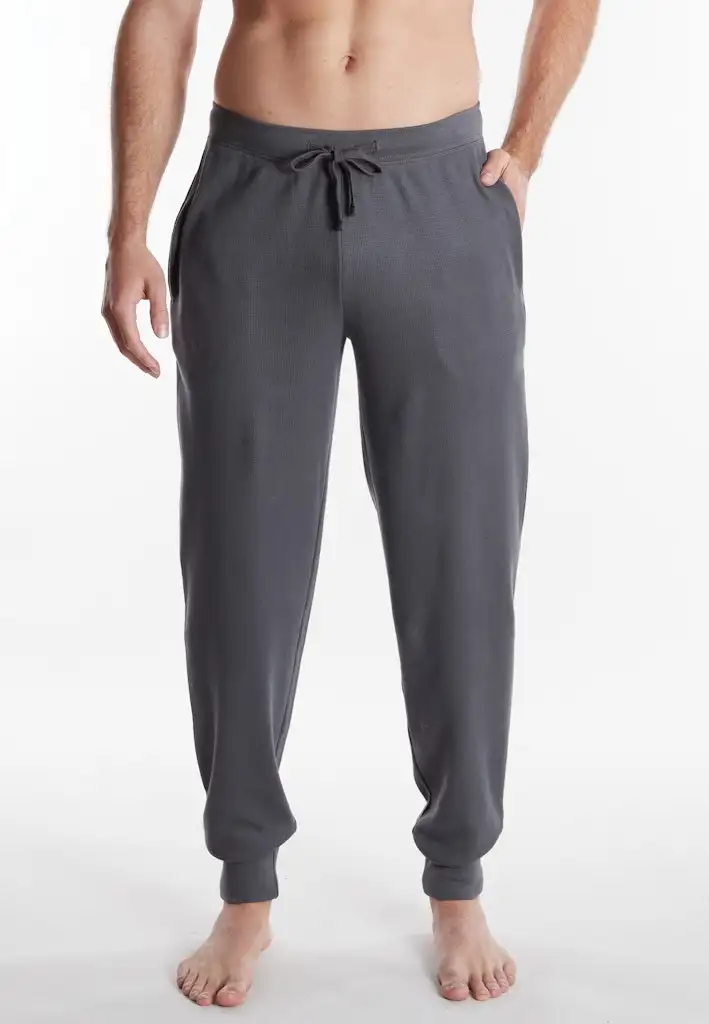 Ceceba heren lange pyjamabroek boordjes 31286 grijs - Afbeelding 3