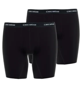 Ceceba boxershort Cyclist 2-pack Monza long zwart 10180