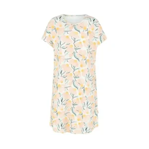 Charlie Choe dames nachthemd Bloemen licht peach