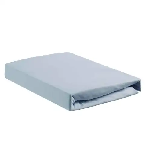 Cinderella katoenen hoeslaken lichtblauw 90x220 - 90x220