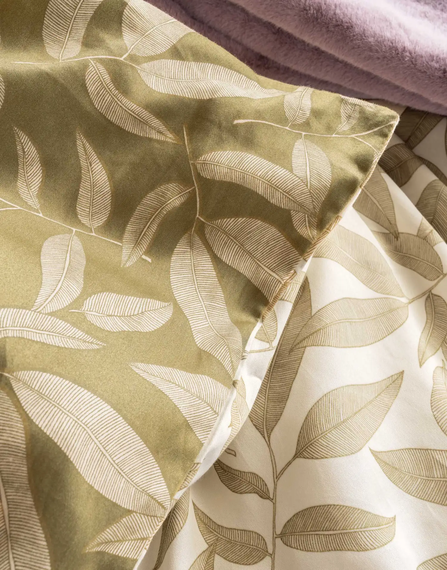 Essenza dekbedovertrek Clea tencel - katoen cedar green - Afbeelding 4