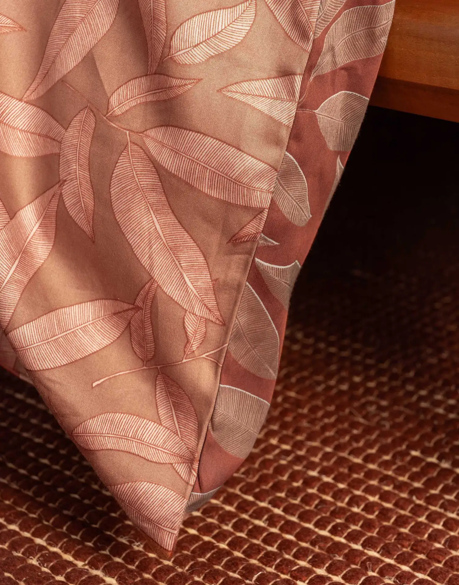 Essenza dekbedovertrek Clea tencel - katoen terracotta - Afbeelding 4