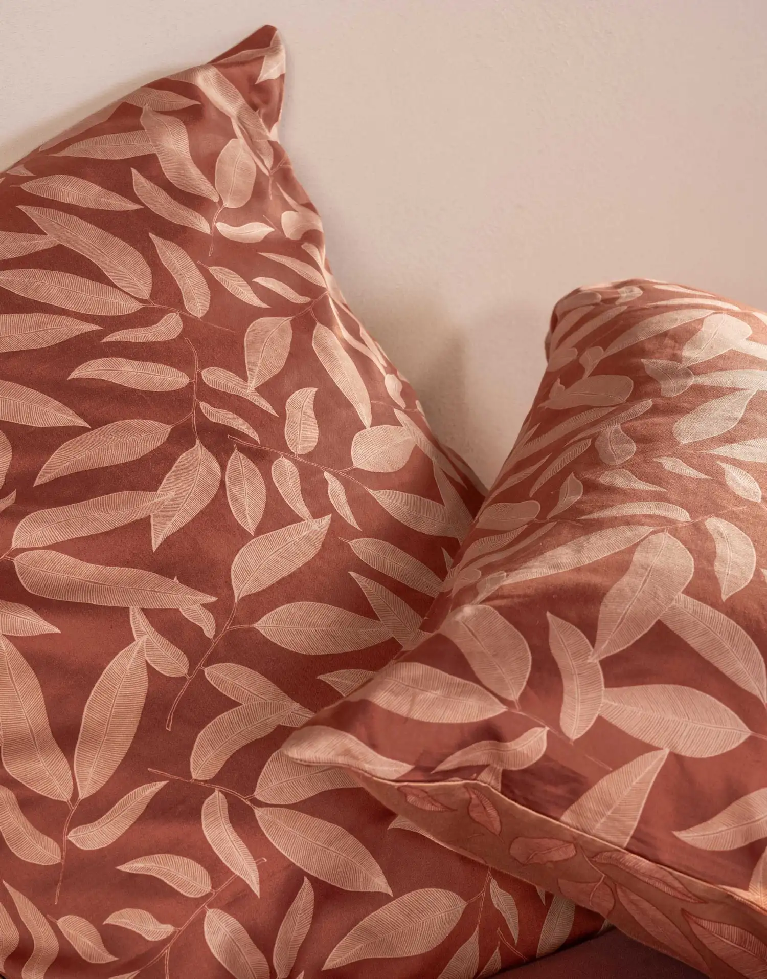 Essenza dekbedovertrek Clea tencel - katoen terracotta - Afbeelding 5