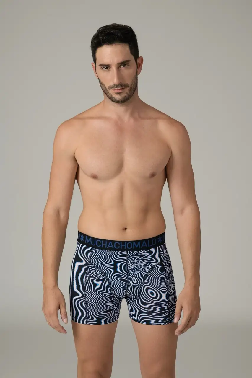 MuchachoMalo boxershort Lines 3-pack microfiber - Afbeelding 3