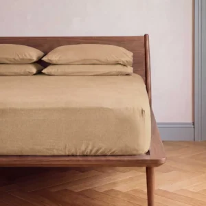 Essenza jersey hoeslaken Fine Organic golden sand