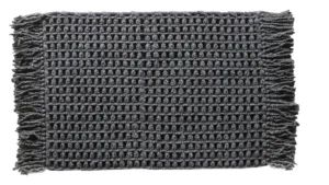 Heckett Lane badmat Madras dark grey