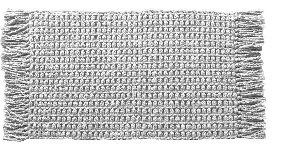 Heckett Lane badmat Madras light grey - Afbeelding 2