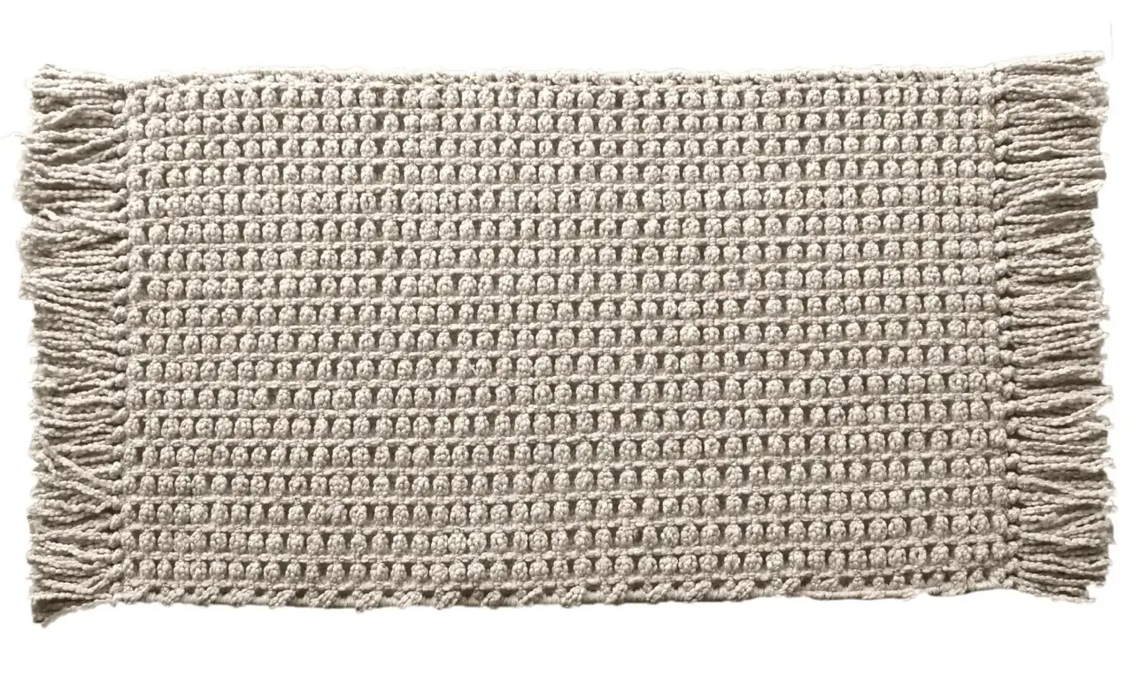 Heckett Lane badmat Madras taupe - Afbeelding 2