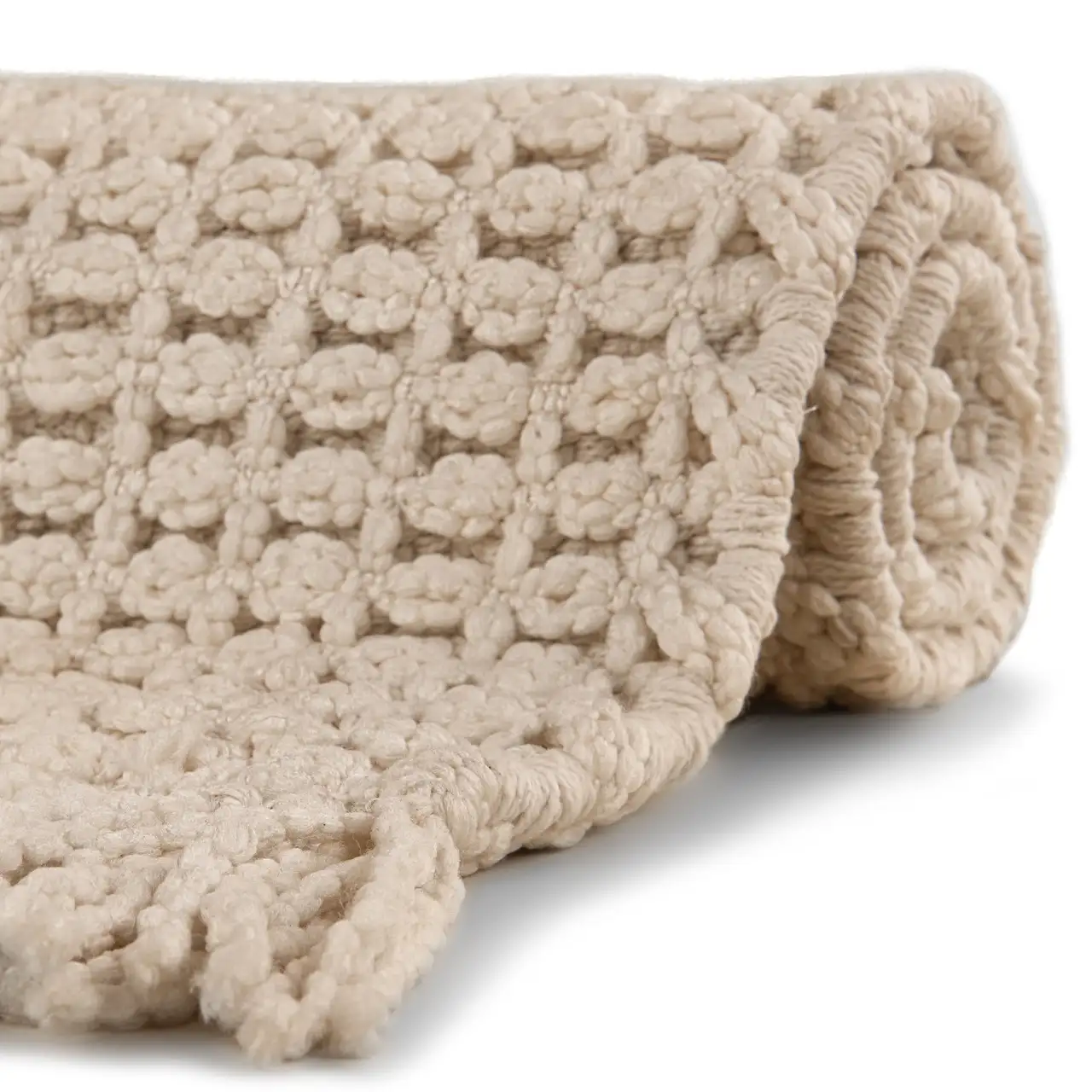 Heckett Lane badmat Madras taupe - Afbeelding 3