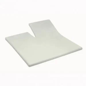 HNL satijnen topper hoeslaken met split (off-white)