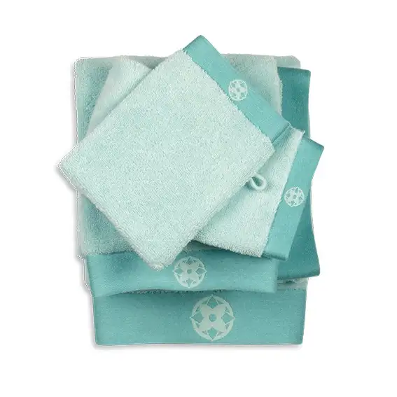 Kayori badserie Yu (organic cotton, mintgroen)