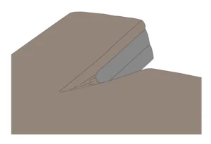 Kayori Kyoto jersey splitopper hoeslaken interlock taupe