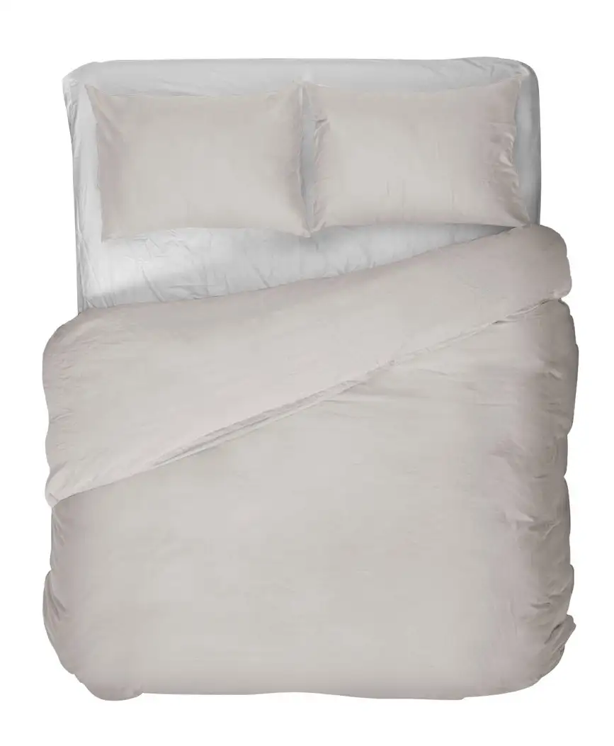 Kayori tencel dekbedovertrek Kiso offwhite