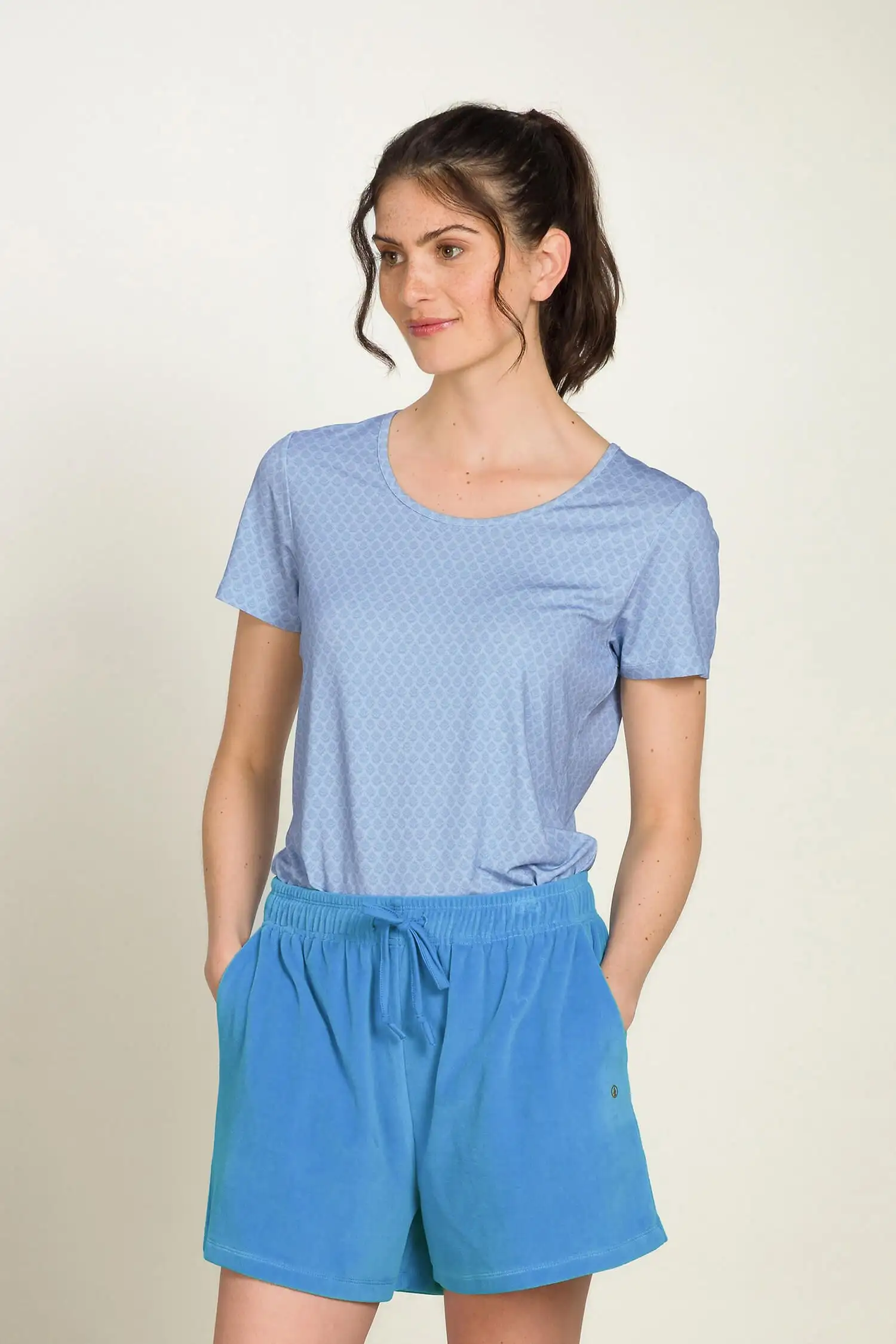 PiP Studio top Tilly Thousand Leaves blue - Afbeelding 2