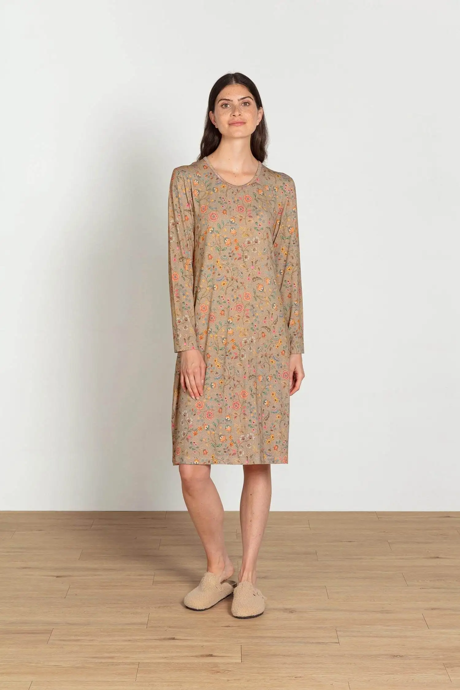 PiP Studio nachthemd Destiny Flora Bangalore sand - Afbeelding 2