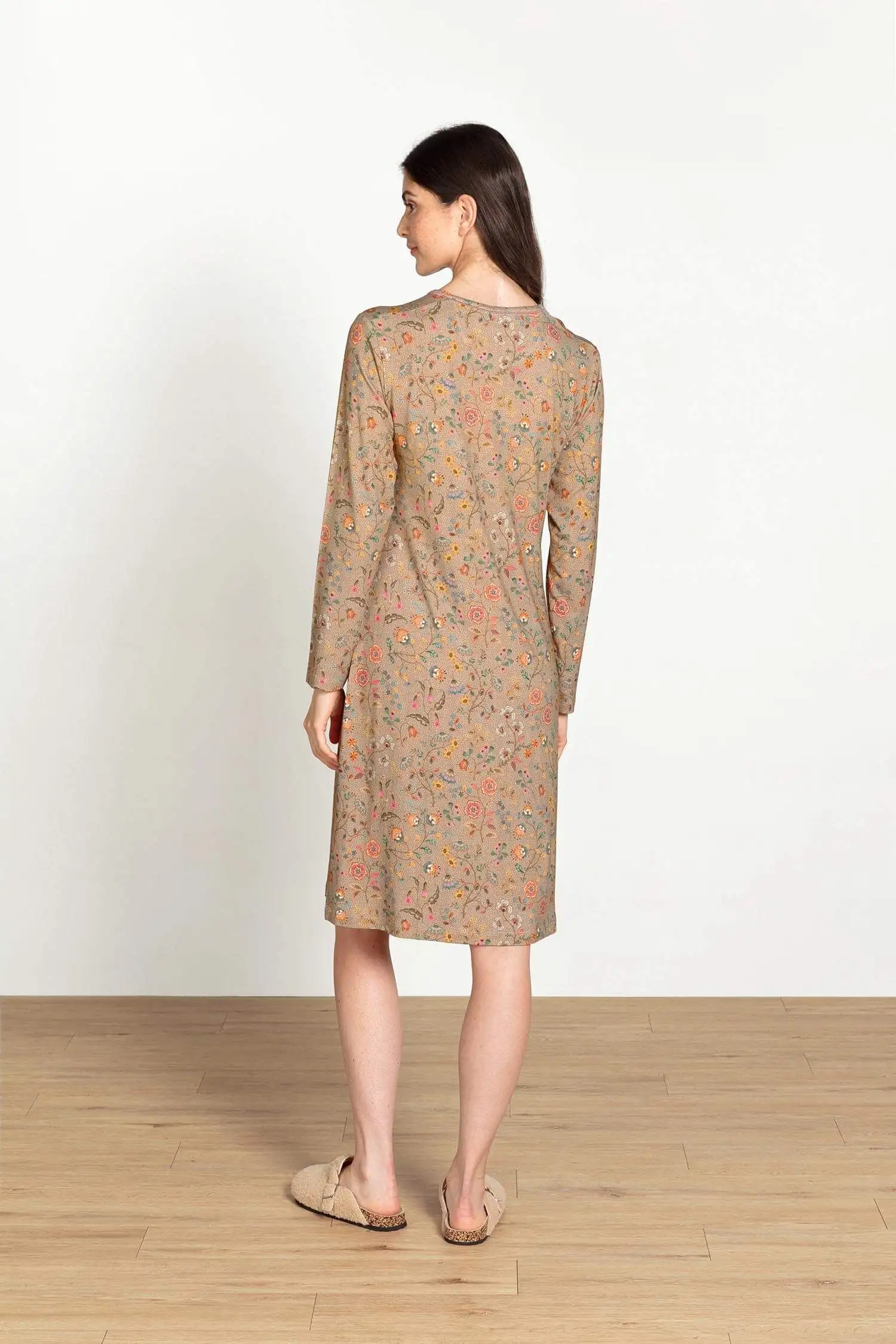 PiP Studio nachthemd Destiny Flora Bangalore sand - Afbeelding 4