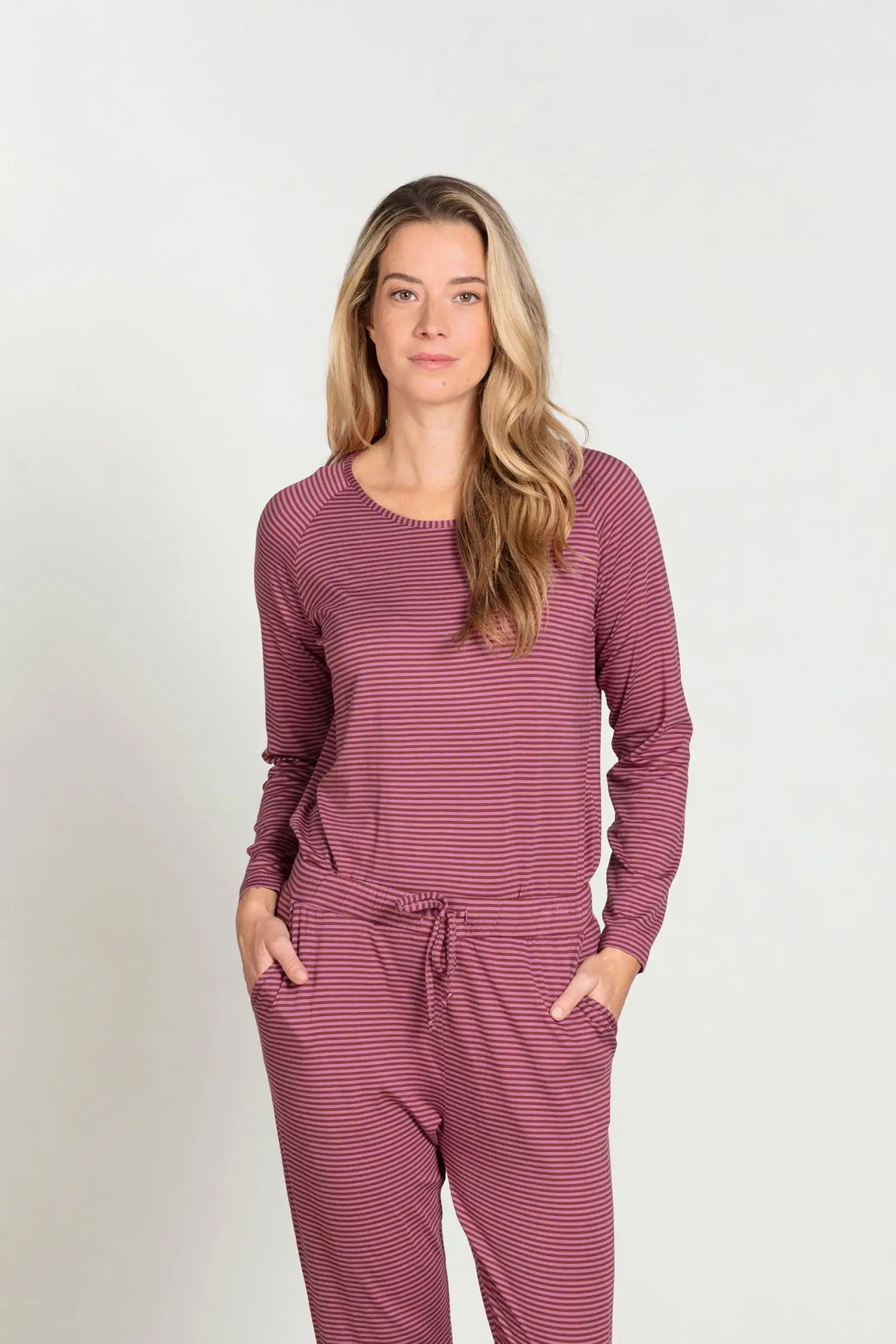 PiP Studio top Tina Little Sumo Stripe pink - Afbeelding 2