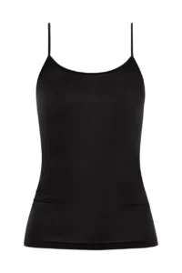 Mey dames spaghetti hemd Emotion zwart 55201