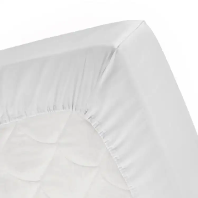 Molton stretch hoeslaken multifit matrasbeschermer 80/90x200/220
