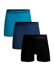 MuchachoMalo boxershort 3-pack microfiber black - blue 66