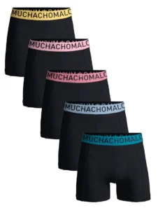 Muchachomalo Boxershort LCSolid-166 Hello Sunshine 5-pack