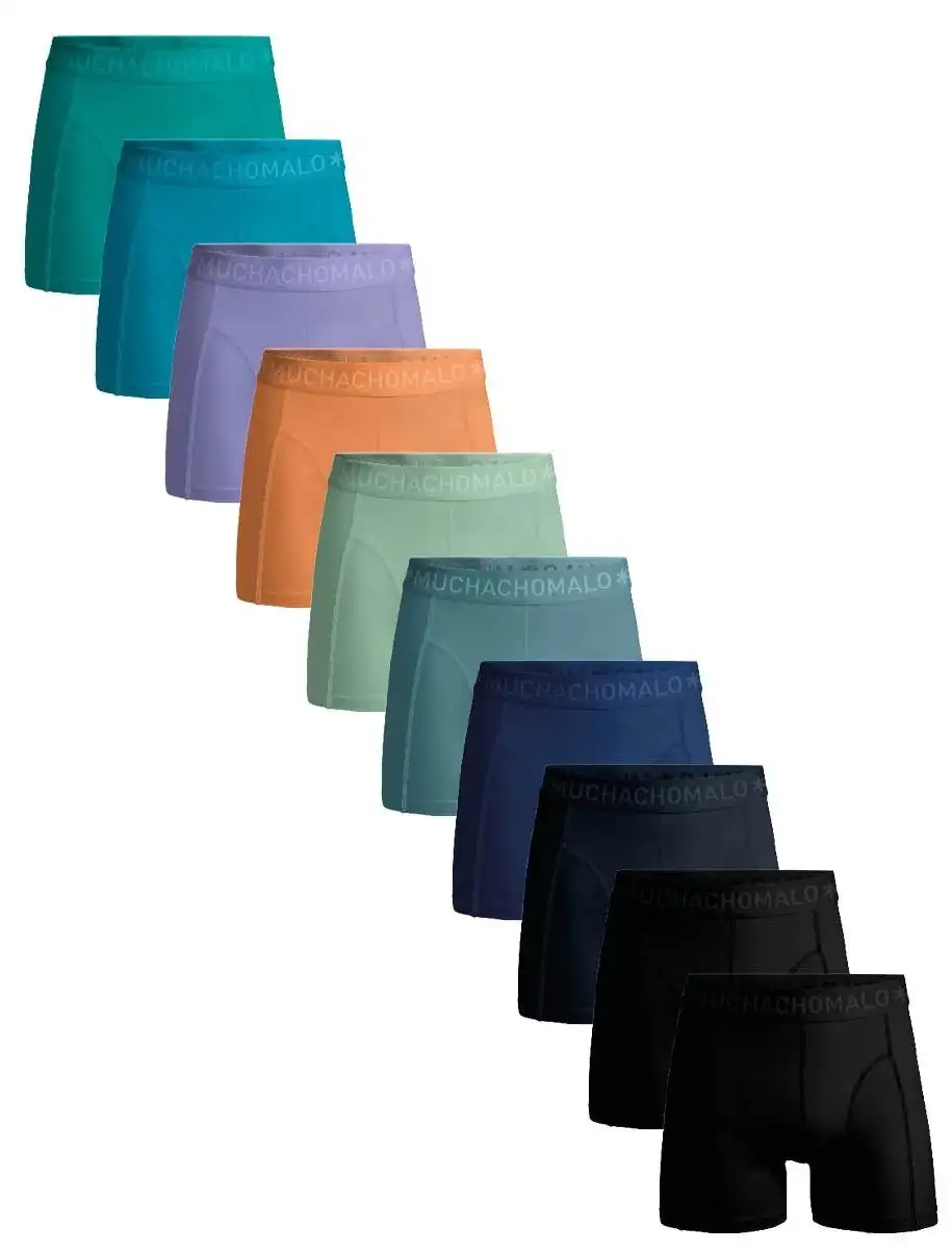 Muchachomalo Boxershort U-SOLID1010-1239 10pack