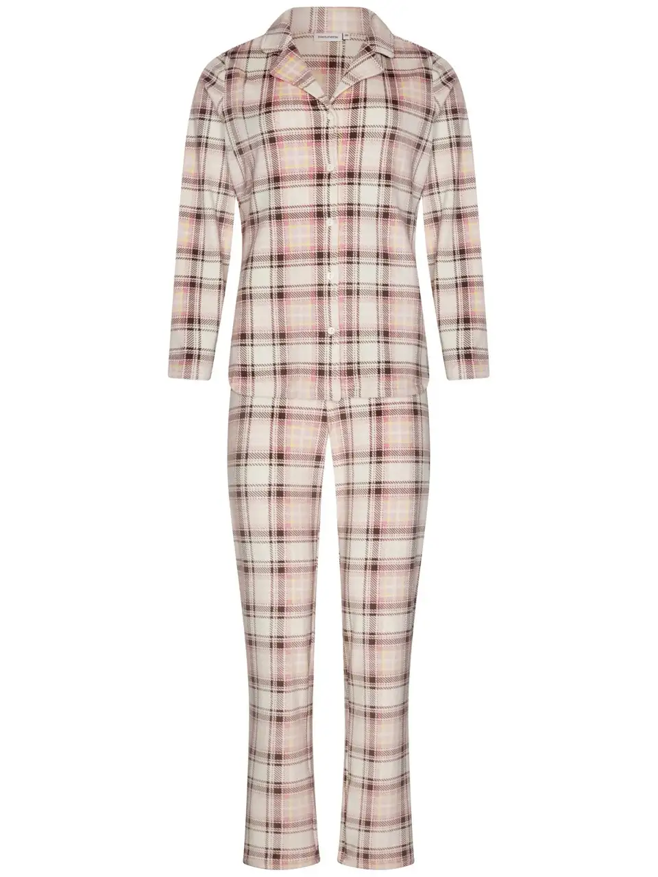 Pastunette dames pyjama 121252-168-1 light brown - Afbeelding 2