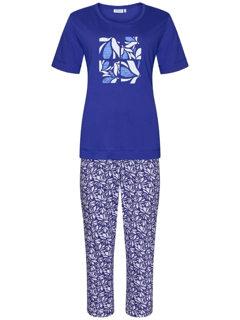 Pastunette dames pyjama capribroek dark blue 121251-116-1
