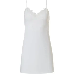Pastunette dames spaghetti nachthemd kant snow 15199-308-0