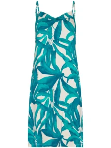 Pastunette dames spaghetti nachthemd Oasis 111261-200-1 turquoise