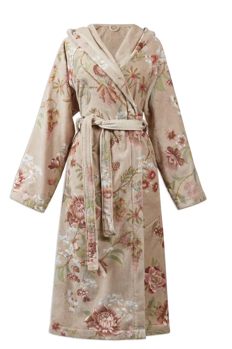 PiP Studio badjas Secret Garden khaki