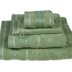 PiP studio badserie Jasmin Jacquard green
