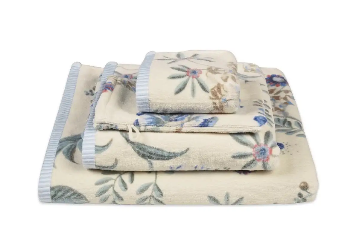 PiP studio badserie Secret Garden white blue